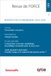 Revue de l'OFCE n° 189 : Perspectives économiques 2025-2026 (avril 2025)